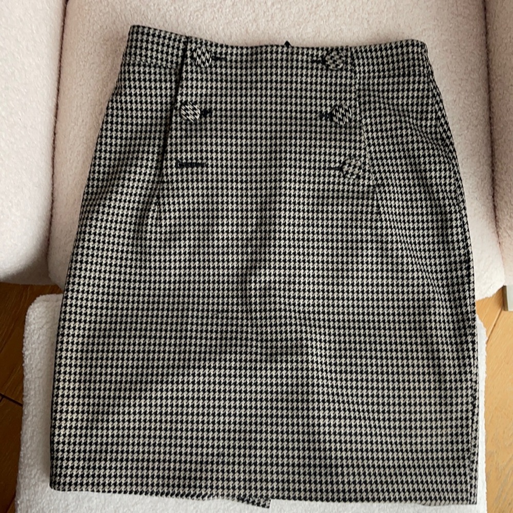 H&M Houndstooth Pencil Skirt
